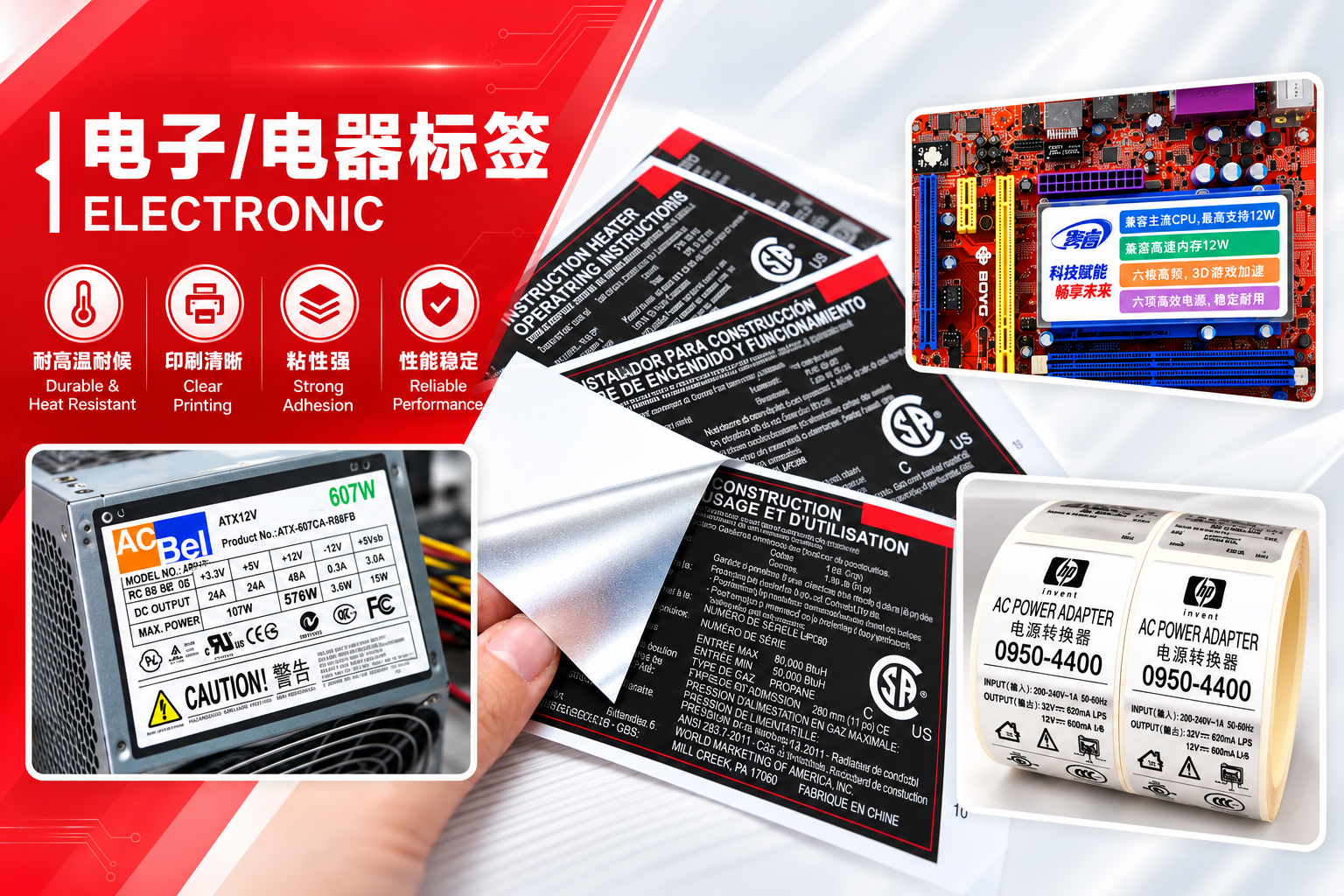 小米3C电子智能硬件标签铭牌